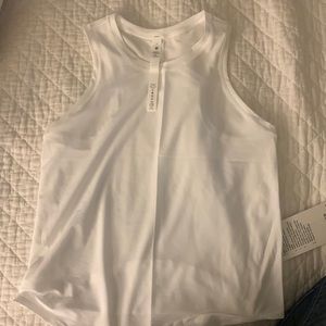NWT Lululemon high neck run and train tank